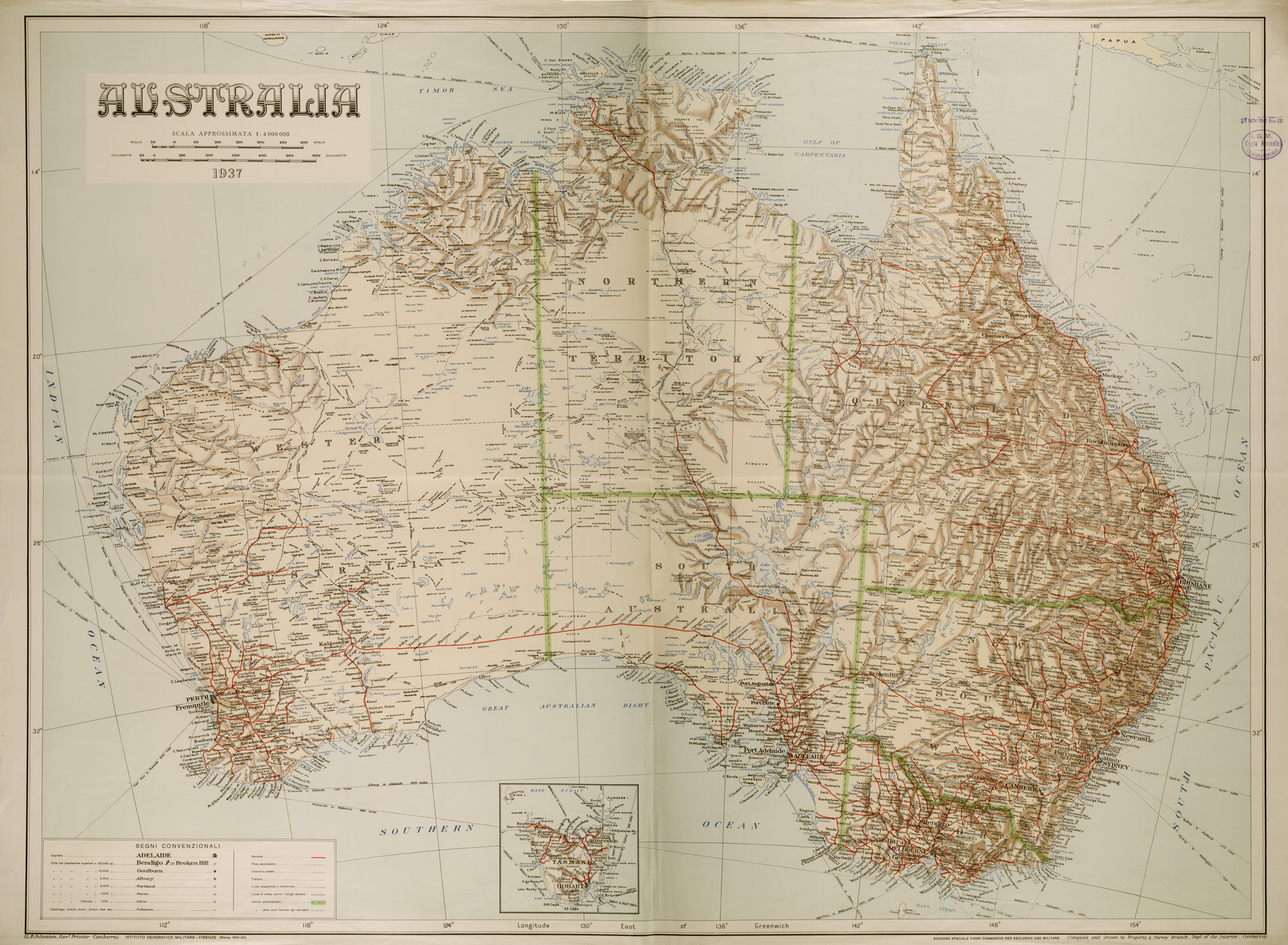 (N:29653) AUSTRALIA (SE003499) Carte e stampe antiche: riproduzione digitale a 300 DPI