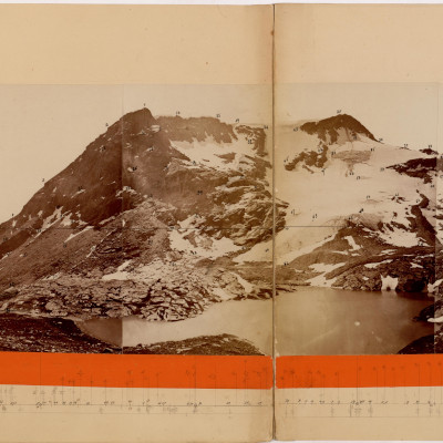 Fondo Manzi - rilievo del ghiacciaio di Bart (1976)