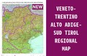 VENETO-TRENTINO ALTO ADIGE-SUD TIROL REGIONAL MAP