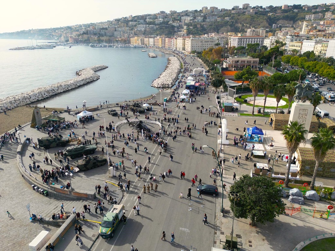 Vista dall'alto della Rotonda Diaz