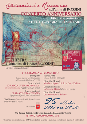 Locandina converto filarmonica Rossini ottobre 2018 Locandina converto filarmonica Rossini ottobre 2018