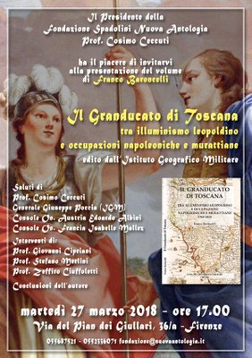 Presentazione del volume sul Granducato di Toscana Presentazione del volume sul Granducato di Toscana