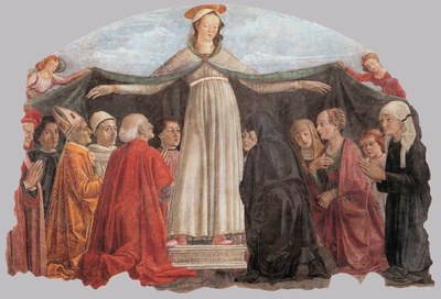 La Madonna della Misericordia è un affresco di Domenico Ghirlandaio dipinto nella cappella Vespucci, che si trova lungo la parete destra della navata della chiesa di Ognissanti a Firenze.