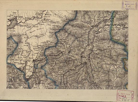 (N:864) CARTA COROGRAFICA ITINERARIA E STATISTICA DEL REGNO LOMBARDO-VENETO... - B 3 (B0003380) Carte e stampe antiche: riproduzione a colori su carta (formato A3)