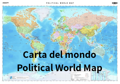 Carta del Mondo - Political World Map — IGM E-Commerce Site