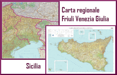 Carta regionale della Sicilia e del Friuli Venezia Giulia